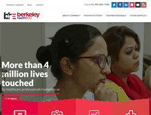 Tablet Screenshot of berkeleyhealthedu.com